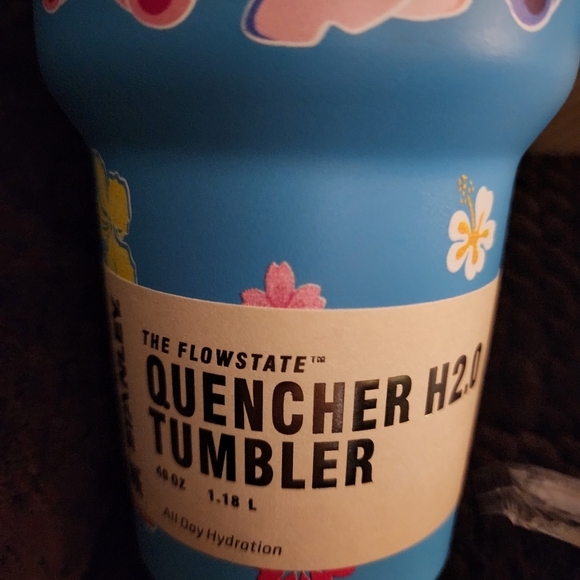 Stanley Blue Quencher H2.0 Tumbler with Fun Characters. Brand New!! - Picture 6 of 11